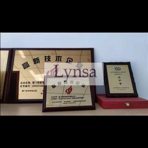 Lynsa key patents & Certificate of High and New Technology Enterprise